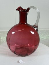 A Victorian Cranberry Flagon