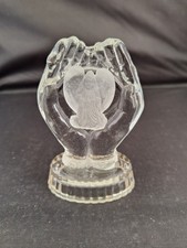 Glass praying guardian - glass,