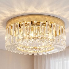 HOMCOM Crystal Ceiling Light