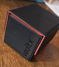 Vault X: Exo-Tec® Toploading Deck Box 80+ Black / Electric Red 