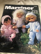 Marriner knitting pattern 1768 for Dolls Clothes
