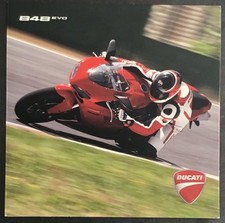 DUCATI SUPERBIKE 848 EVO Motorcycle Range Sales Brochure 2012 #91750021A ENG/ITL