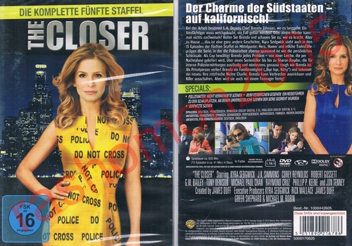 Dvd the closer series - r2, tv