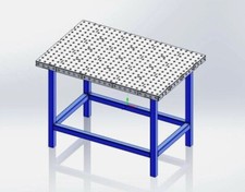 Welding Bench DXF Files / Fixture Table  800mm X 1200mm Laser Cut 100+ SOLD