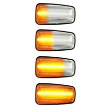 FOR PEUGEOT 106 306 406 806 2x SIDE WING INDICATOR REPEATER LIGHT - CLEAR