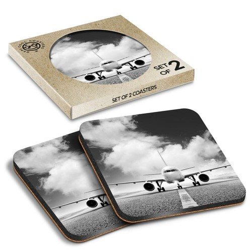 Boxed square coasters bw - 2,