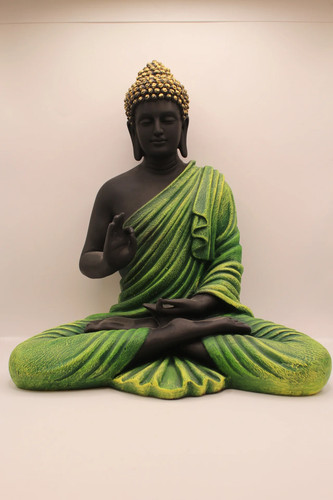 Resin buddha statue - resin,