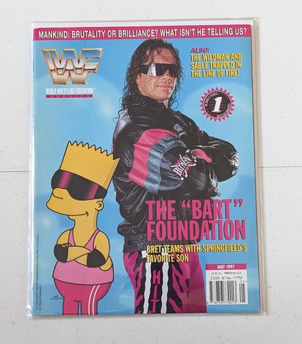 Wwf wwe magazine - wwf, bret