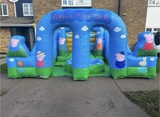 Peppa Pig Bouncy Castle Combo Slide And Ball Pit