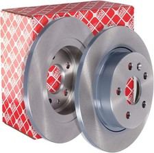 febi bilstein 39185 Brake Disc Set (2 Brake Disc) Rear, full, No. of Holes 5