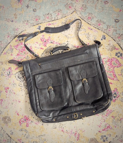 Hidesign black leather fold - hidesign,