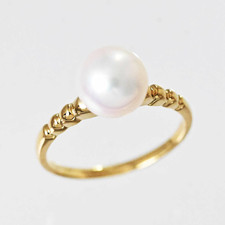 MIKIMOTO K18YG Yellow Gold