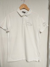Tee Jays Men's Polo Shirt White Small  Jaguar Logo (H17)