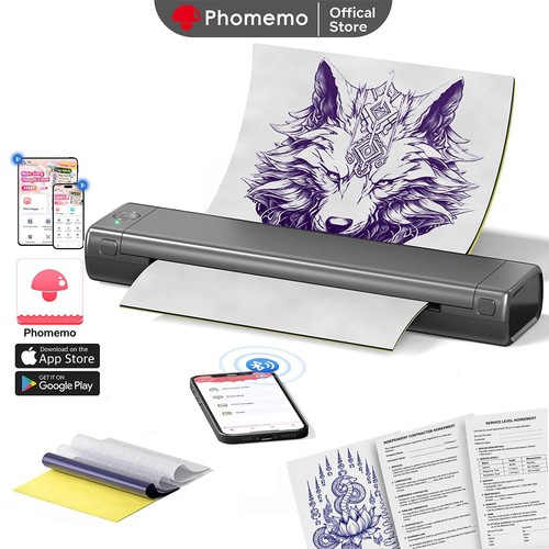 Phomemo m08f thermal tattoo - thermal,
