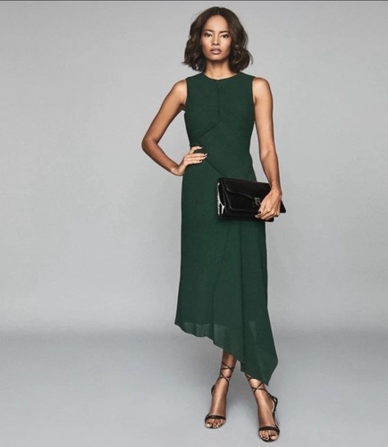 Reiss green rhona pleated - rhona,
