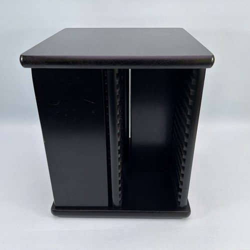 Vintage black wood rotating - vintage, 64