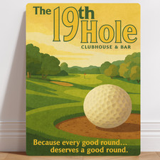 Golf 19th Hole bar Clubhouse