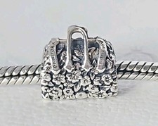 Genuine Pandora Bracelet Charm - Silver Disney Mary Poppins Bag S925 ALE 