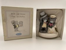 Me to You Tatty Teddy Bride and Groom Cake Decoration Collectible Figurine