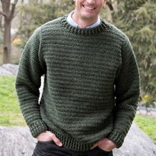 CROCHET PATTERN  - MEN'S EASY