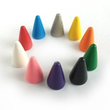 10 Wooden Cones Conical Board