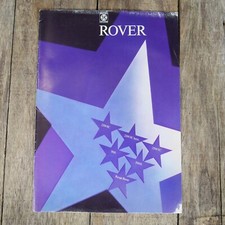 Vintage Car Sales Promo Brochure, Rover P6/Range Rover 1974