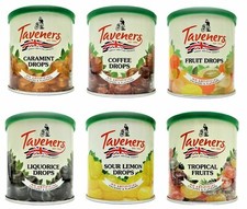 Taveners Hard Boiled Sweets 3 x 200g Tin **PICK & MIX ANY 3 TINS** - 6 Varieties
