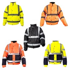 Hi Vis Viz  Bomber Jacket