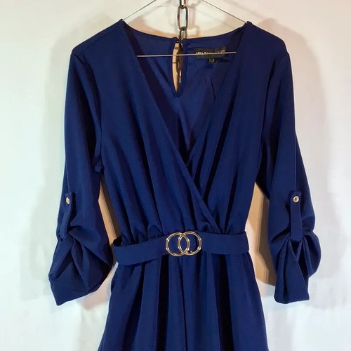 Mela london navy - wide, leg