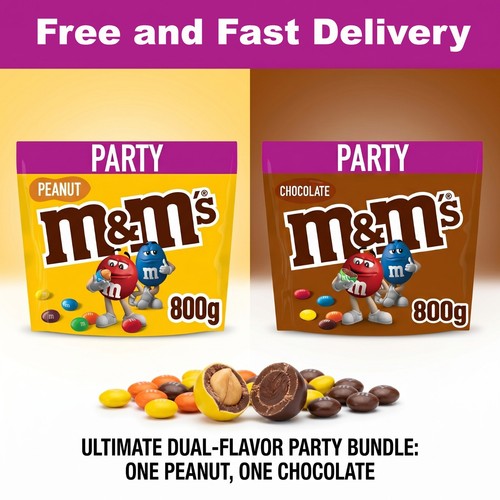 Milk peanut chocolate - m&m's, milk/peanut