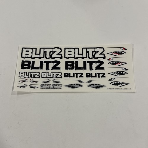 Hpi racing blitz decal - hpi,