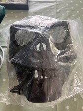 Tactical Paintball Skull Mask Protective Gear Full Face CS Mask