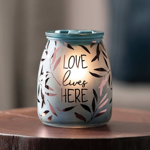Scentsy love lives here warmer - here,