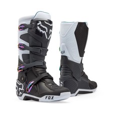 FOX RACING MOTION MX MOTOCROSS ENDURO BOOTS - BLACK / GREY / WHITE