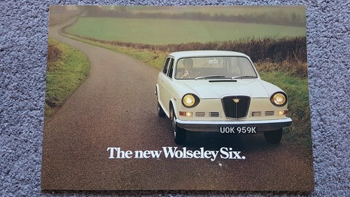 Wolseley six sales - six, brochure