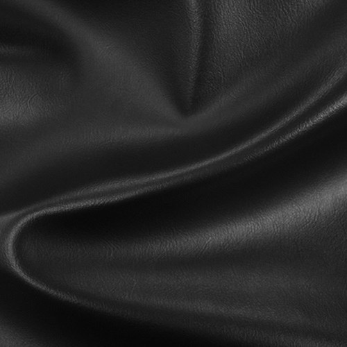 Black faux leather - black, fabric