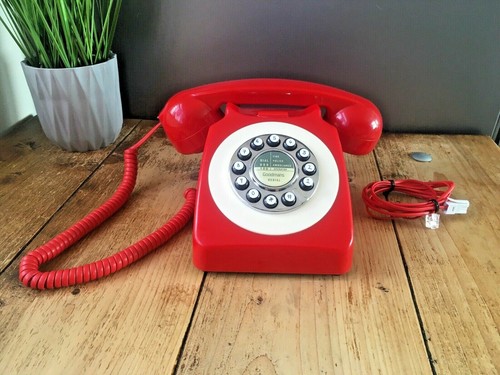 Retro goodmans redial red desk - retro,