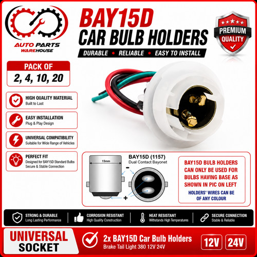 Bay15d car bulb holders - car,
