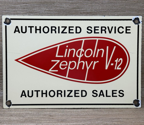 Lincoln zephyr authorized - lincoln, v-12