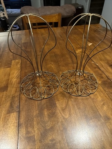 Pair vintage mcm gold - gold, metal