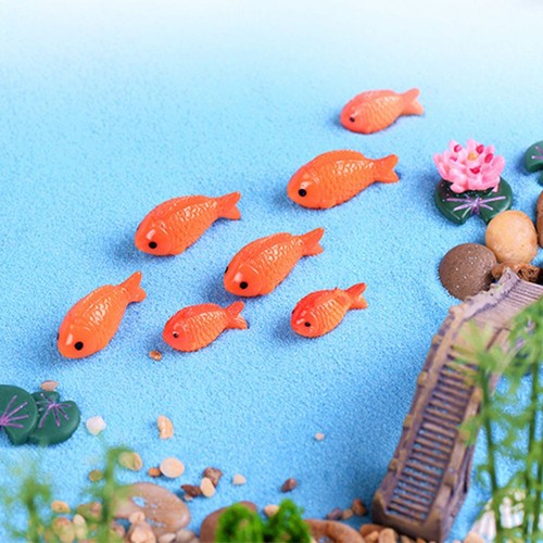 Decorative red fish miniature - decorative,