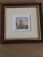 Framed Miniature Watercolor