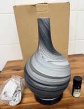 Grey Hand Blown Glass