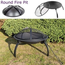 Outdoor Fire Pit  Steel Metal