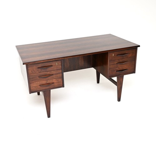 Danish vintage rosewood desk - danish,