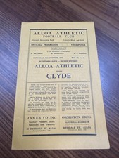 Alloa Athletic V Clyde 12 October 1963
