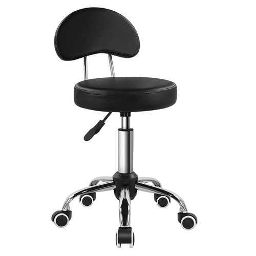Kktoner rolling stool with mid - stool,