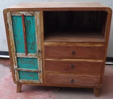 Tv Stand or Bathroom 90x45x90h Solid Teak Wood from Boat Recovery Cabinet