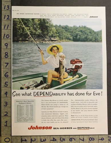 1956 fish boat motor - boat,