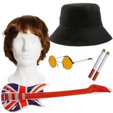 90S BRITISH ROCK STAR GALLAGHER COSTUME ICON FANCY DRESS FESTIVAL OUTFIT 1990S